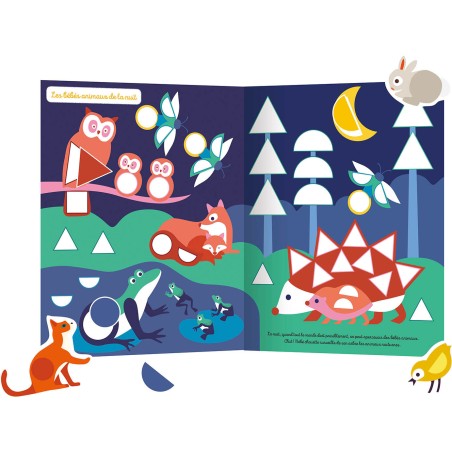 Mes premiers autocollants : 1000 gommettes bébés animaux - Auzou