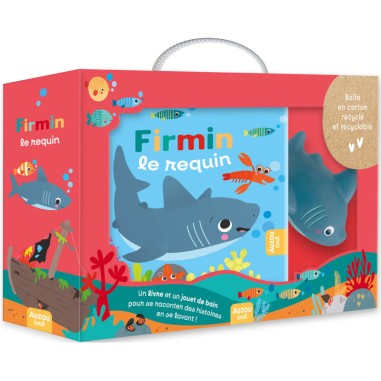 Mon premier livre de bain - Firmin le requin - Auzou