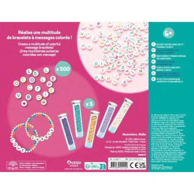 Mon coffret d'artiste : Mes bracelets à messages - Auzou