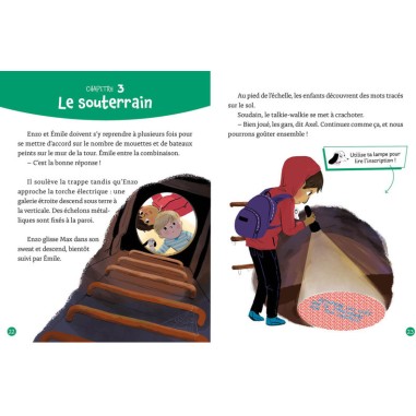 Mon roman énigme - Mes premières enquêtes : le sercret du vieux château - Auzou