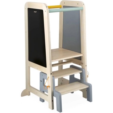 Tour observation bois bébé - Tour apprentissage, dès 18 mois - Janod