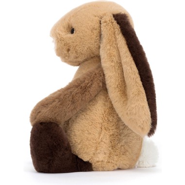 Jellycat Peluche Bashful Patchwork Brown Bunny