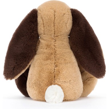 Jellycat Peluche Bashful Patchwork Brown Bunny