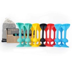 Tossit Pack Famille : Rouge-Cyan-Bleu-Jaune - Gigamic