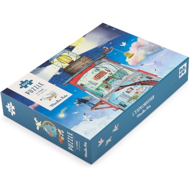 Puzzle phare 500 pièces - Le jardin du moulin - Le jardin du moulin - Moulin Roty