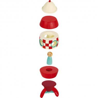 Grande Fusée en bois magnétique - Janod