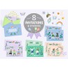 Invitations et stickers Fanfare des animaux - Djeco