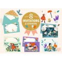 Invitations Copines du jardin - Djeco