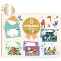 Invitations Copines du jardin - Djeco