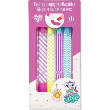 Feutres magiques effaçables - Djeco