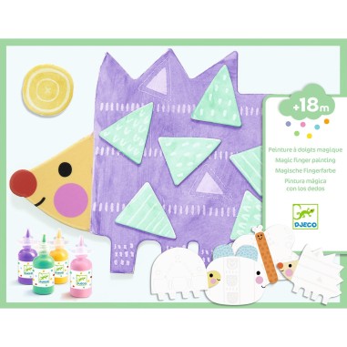Peinture à doigts magique - Petites formes - Djeco