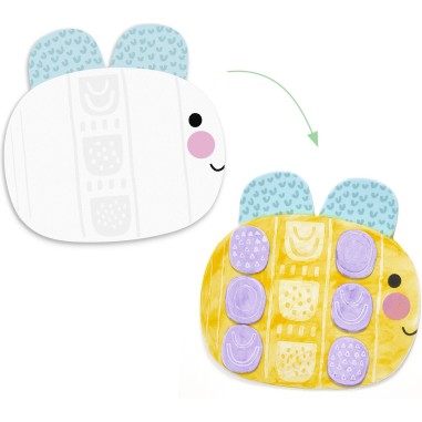 Peinture à doigts magique - Petites formes - Djeco