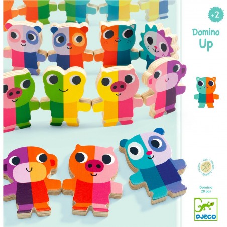 Jeu Domino Up Animaux - Djeco