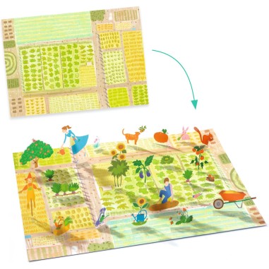 Stickers à relever - À la ferme - Djeco