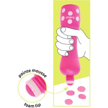 Marqueurs gros pois Neon - 4 marqueurs - Djeco