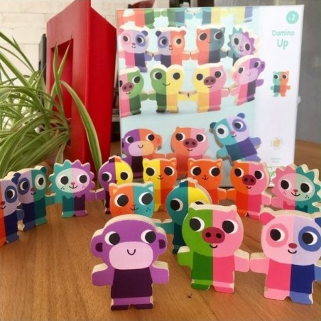 Jeu Domino Up Animaux - Djeco