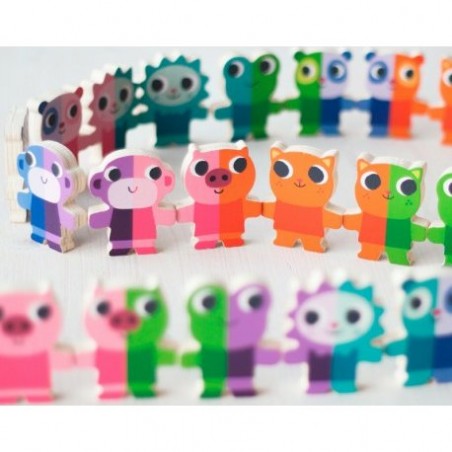 Jeu Domino Up Animaux - Djeco