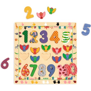 Puzzle 1 à 10 - Djeco