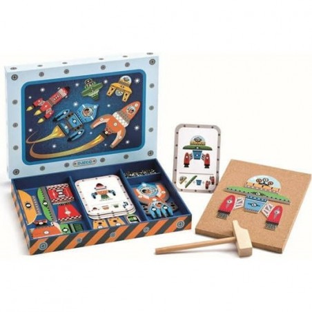 Jeu marteau et clous - Tap Tap Space - Djeco