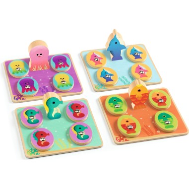 Ludo Sea - 4 jeux - Djeco