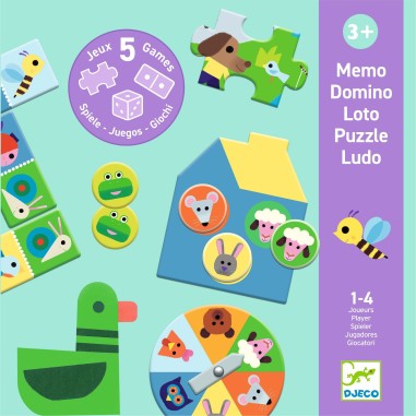 À la ferme - 5 Jeux - Djeco