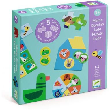 À la ferme - 5 Jeux - Djeco