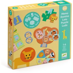 Animaux sauvages - 5 Jeux - Djeco