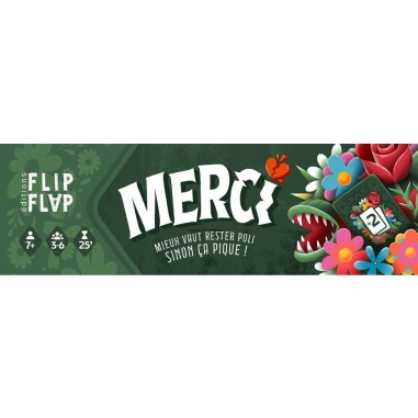 Merci - Jeu de Cartes - Jeu de Société - Flip Flap Editions