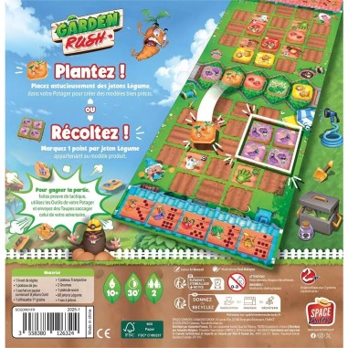Garden Rush - Jeu de Société 2 Joueurs - Space Cowboys
