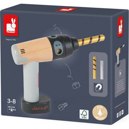 Perceuse en bois Brico Kids - Janod