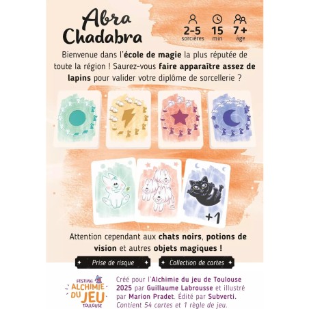 Abra Chadabra - Jeu de Société - Jeu de Cartes - Subverti