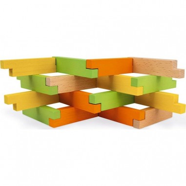 Blocs de construction en bois 60 pièces - Janod