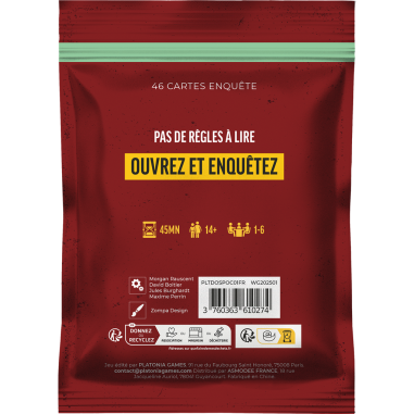 Dc Pocket 1 - Qui a tué Meredith Carter ? - Platonia Games