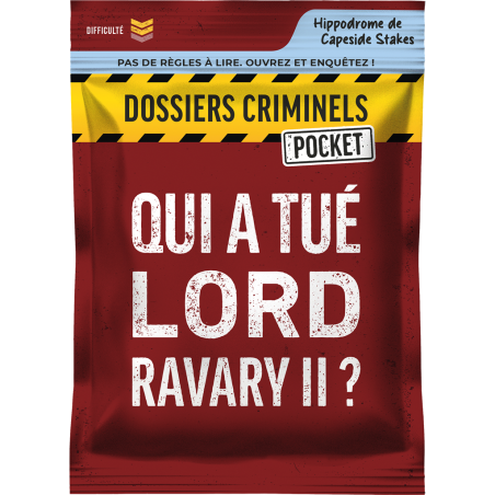 Dc Pocket 2 - Qui a tué Lord Ravary Ii ? - Platonia Games