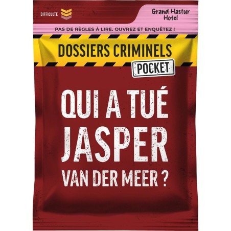 Dc Pocket 3 - Qui a tué Jasper Van Der Meer ? - Platonia Games