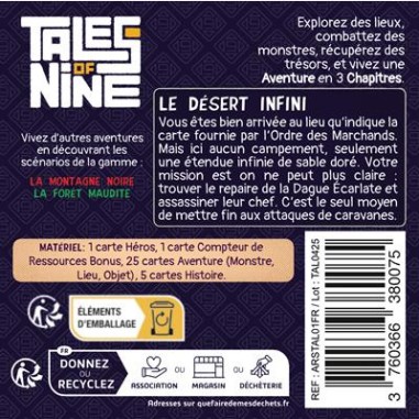 Tales of Nine 3 : Le Désert Infini - Arkham Society