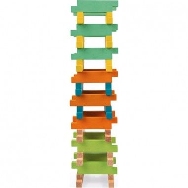 Blocs de construction en bois 60 pièces - Janod