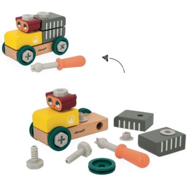 Voiture à bricoler ours - Janod