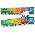 Puzzle véhicules - 24 pcs - Les Popipop - Moulin Roty
