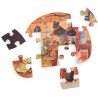 4 mini puzzles des repas - 4x12 pcs - Les Minouchkas - Moulin Roty