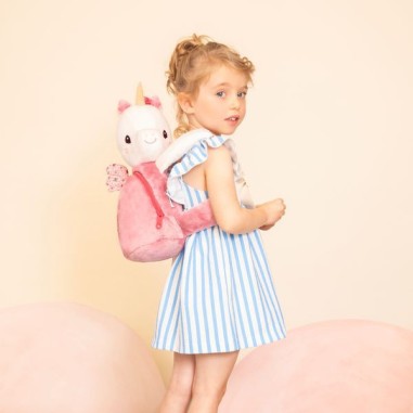 Sac à dos doux Léna la licorne - Bagagerie enfant - Lilliputiens