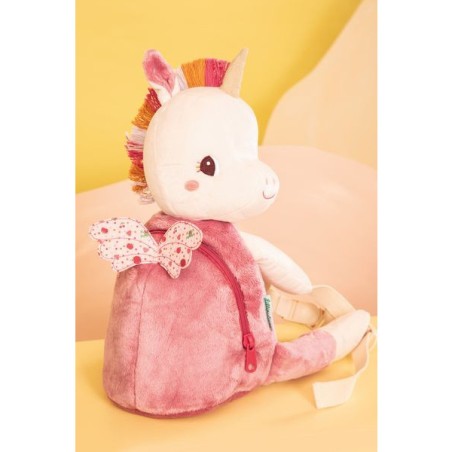 Sac à dos doux Léna la licorne - Bagagerie enfant - Lilliputiens