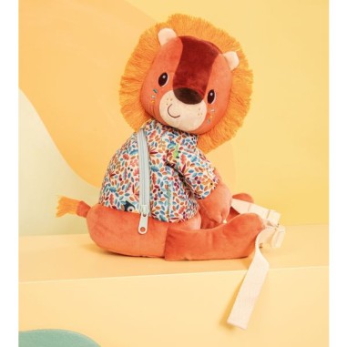 Sac à dos doux Jack le lion - Bagagerie enfant - Lilliputiens