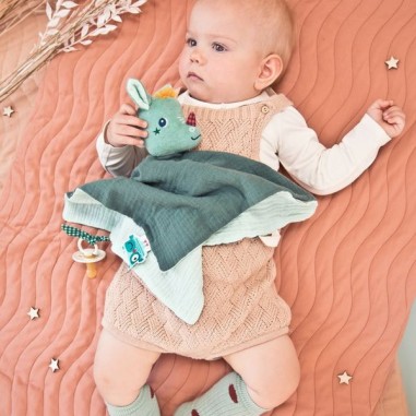 Doudou Joe en coton bio - Cadeau de naissance - Lilliputiens