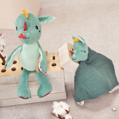 Doudou Joe en coton bio - Cadeau de naissance - Lilliputiens