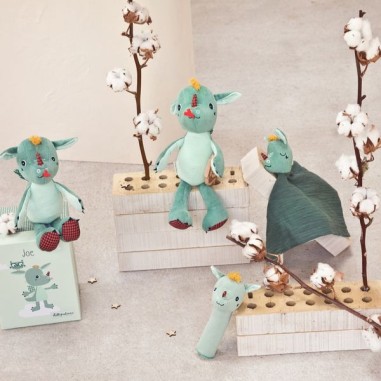 Doudou Joe en coton bio - Cadeau de naissance - Lilliputiens