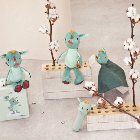 Doudou Joe en coton bio - Cadeau de naissance - Lilliputiens