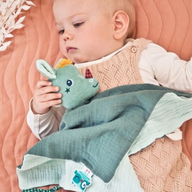 Doudou Joe en coton bio - Cadeau de naissance - Lilliputiens