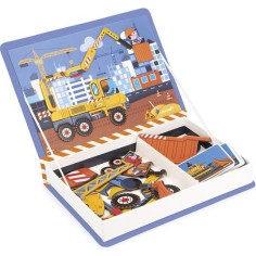 Magnetibook Construction - Jeu magnétique et éducatif - Janod 2