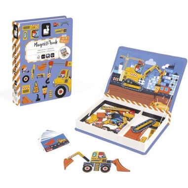 Magnetibook Construction - Jeu magnétique et éducatif - Janod